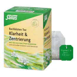 Chá Flor de Bach Clarity & Salus orgânico centralizador, 15 unidades