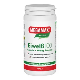 EIWEISS 100 Banana Megamax em Pó, 400 g