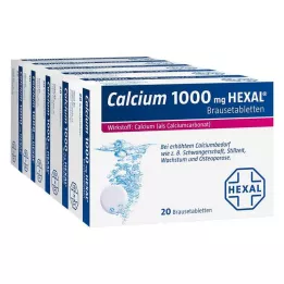 CALCIUM 1000 HEXAL comprimidos efervescentes, 100 unidades