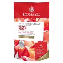 DERMASEL Sal de banho do Mar Morto + SPA de rosas, 1 P