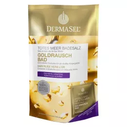 DERMASEL Sal de banho do Mar Morto + ouro EXCLUSIVO, 1 unidade