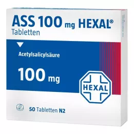 ASS 100 HEXAL comprimidos, 50 unidades