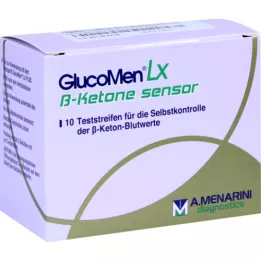 GLUCOMEN LX Tiras de teste Plus Ketone Sensor, 10 unidades