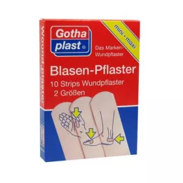 GOTHAPLAST Emplastros para bolhas na pele, 10 unidades