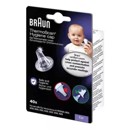 BRAUN THERMOSCAN Tampas de proteção LF40, 40 peças