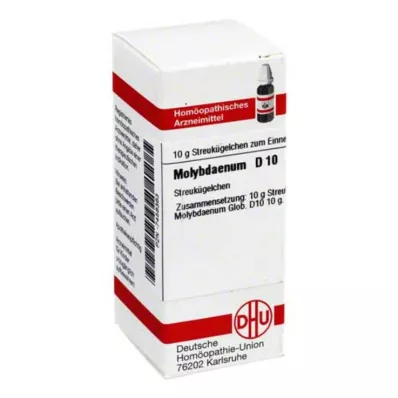 MOLYBDAENUM D 10 Glóbulos, 10 g MOLYBDAENUM D 10 Glóbulos, 10 g