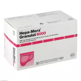 HEPA MERZ Grânulos 6.000 sacos, 30 unidades