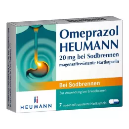 OMEPRAZOL Heumann 20 mg b.Sodbr.cápsulas duras resistentes ao ácido gástrico, 7 unidades
