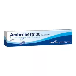 AMBROBETA 30 comprimidos efervescentes, 20 unidades