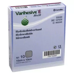 VARIHESIVE E 10x10 cm HKV hidroativo, 10 pcs