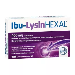 IBU-LYSINHEXAL Comprimidos revestidos por película, 10 unidades
