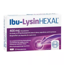 IBU-LYSINHEXAL Comprimidos revestidos por película, 20 unidades