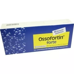 OSSOFORTIN comprimidos efervescentes fortes, 40 unidades