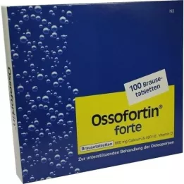 OSSOFORTIN comprimidos efervescentes fortes, 100 unidades