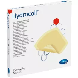 HYDROCOLL Penso para feridas 20x20 cm, 5 unid