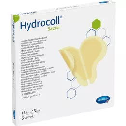 HYDROCOLL curativo sacral 12x18 cm, 5 unid