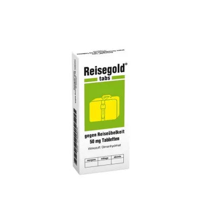 REISEGOLD Comprimidos contra enjoo de viagem, 10 unidades REISEGOLD Comprimidos contra enjoo de viagem, 10 unidades