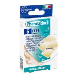 Curativos para bolhas 3,8x7 cm hidrocoloide (5 unidades)