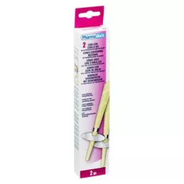 OHRENKERZEN cônico com cera de abelha, 2 peças