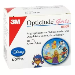 OPTICLUDE 3M Disney meninas midi 2538MDPG-100, 100 peças