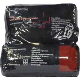 VERBANDTASCHE Mini motocicleta DIN 13167 + colete de alta visibilidade, 1 un