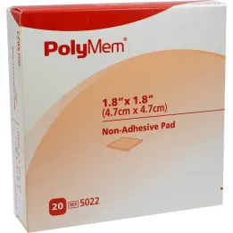Almofada de polímero para feridas 5x5cm, 20 un