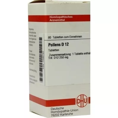 POLLENS D 12 comprimidos, 80 unidades POLLENS D 12 comprimidos, 80 unidades