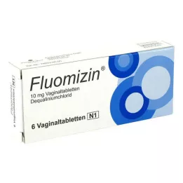 FLUOMIZIN Comprimidos vaginais de 10 mg, 6 unidades