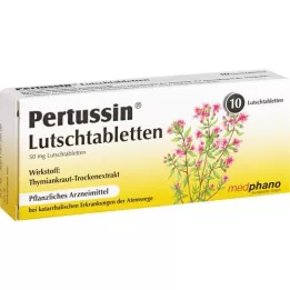 PERTUSSIN Pastilhas, 10 unidades