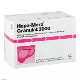 HEPA MERZ Grânulos 3.000 sacos, 30 unidades