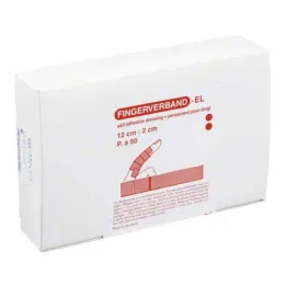 Bandagem de dedo elástica 2x12 cm, 50 peças