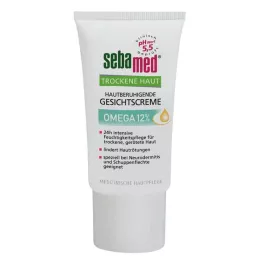 SEBAMED Creme facial para pele seca 12% ômega, 50 ml
