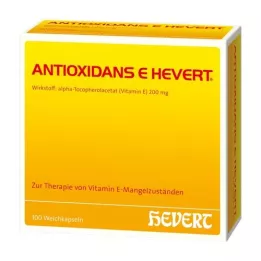 ANTIOXIDANS Cápsulas moles E Hevert, 100 peças