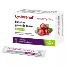 CYSTORENAL Cranberry plus, 20 unidades