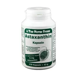 ASTAXANTHIN Cápsulas vegetarianas de 6 mg, 120 unidades