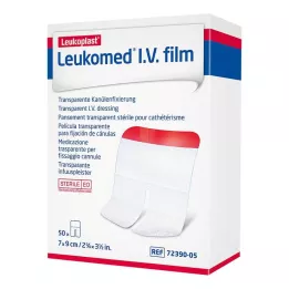 LEUKOMED Filme IV 7x9 cm gesso, 50 unidades