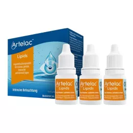 ARTELAC Lipídios MD Gel para os olhos, 3X10 g
