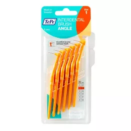 TEPE Escova interdental Ângulo 0,45mm ISO 1 laranja, 6 unidades