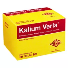 KALIUM VERLA Saco de grânulos, 50 unidades