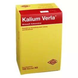 KALIUM VERLA Saco de grânulos, 100 unidades