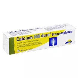 CALCIUM 500 comprimidos efervescentes de dura, 20 unidades