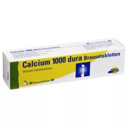 CALCIUM 1000 comprimidos efervescentes de dura, 20 unidades
