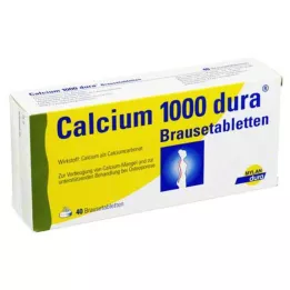 CALCIUM 1000 comprimidos efervescentes de dura, 40 unidades