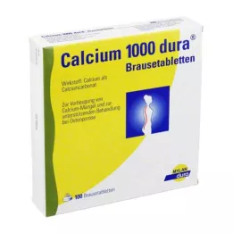 CALCIUM 1000 comprimidos efervescentes de dura, 100 unidades
