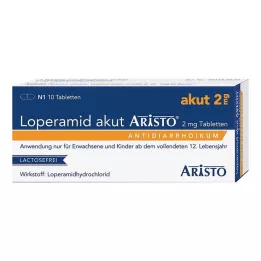 LOPERAMID akut Aristo 2 mg comprimidos, 10 unidades
