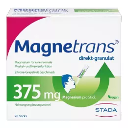 MAGNETRANS grânulos diretos de 375 mg, 20 unidades