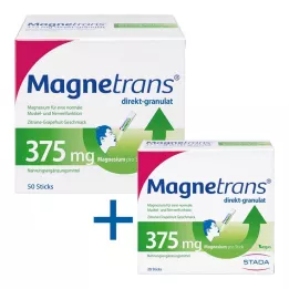MAGNETRANS grânulos diretos de 375 mg, 50 unidades