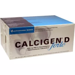 CALCIGEN D forte 1000 mg/880 I.E. comprimidos efervescentes, 120 unidades
