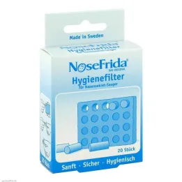 Filtro de higiene para aspirador de secreção nasal Nosefrida, 20 peças