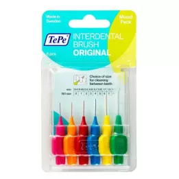 TEPE Escovas interdentais Original mistas, 6 unid